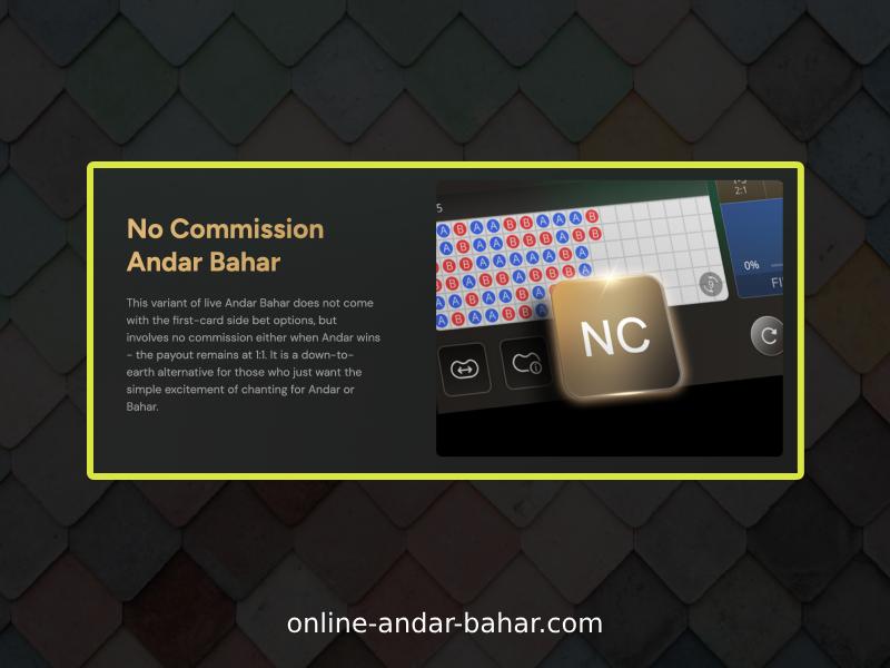 Overview of M Andar Bahar Game Parameters from SA Gaming