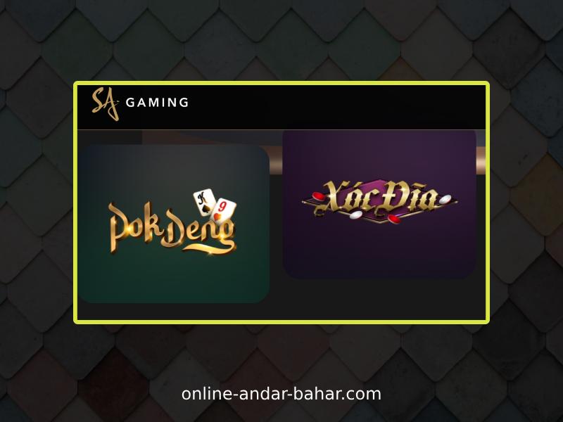 Theme and Design in Andar Bahar from SA Gaming