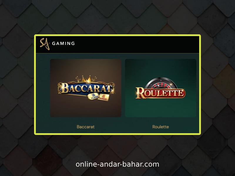 Key Features of Andar Bahar from SA Gaming